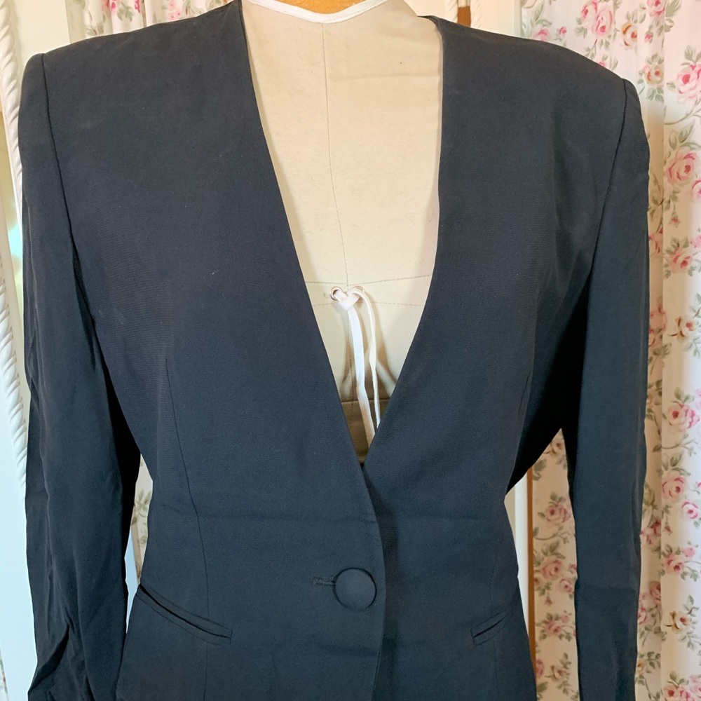 Vintage Armani jacket and skirt.